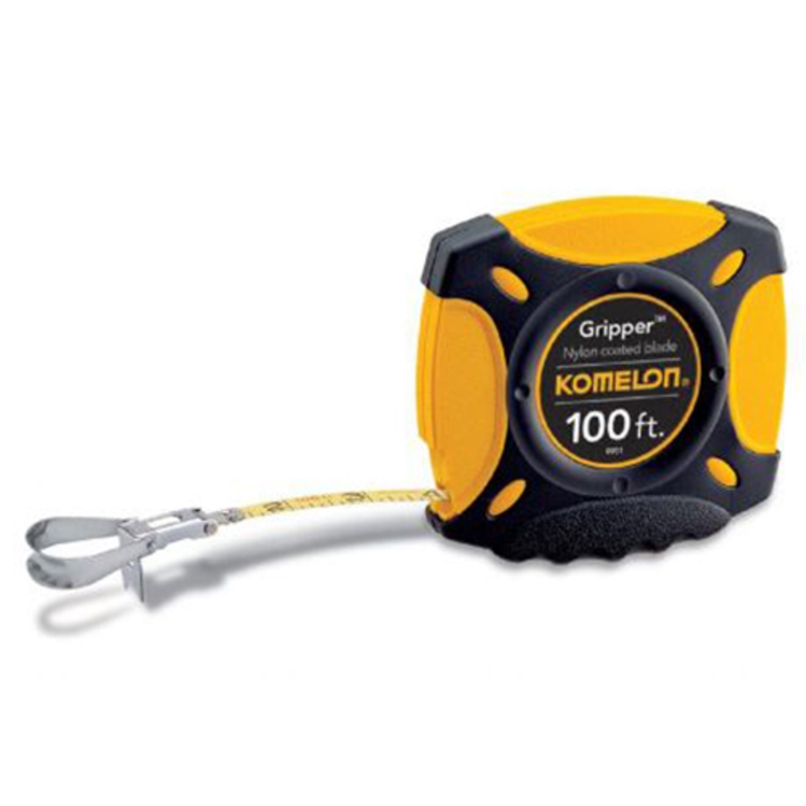 Gripper Series Tape Measure, 9901, 3/8" x 100'