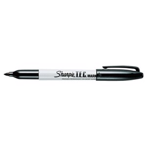 Trace Element Certified Permanent Marker, 13401, Fine Tip, Black