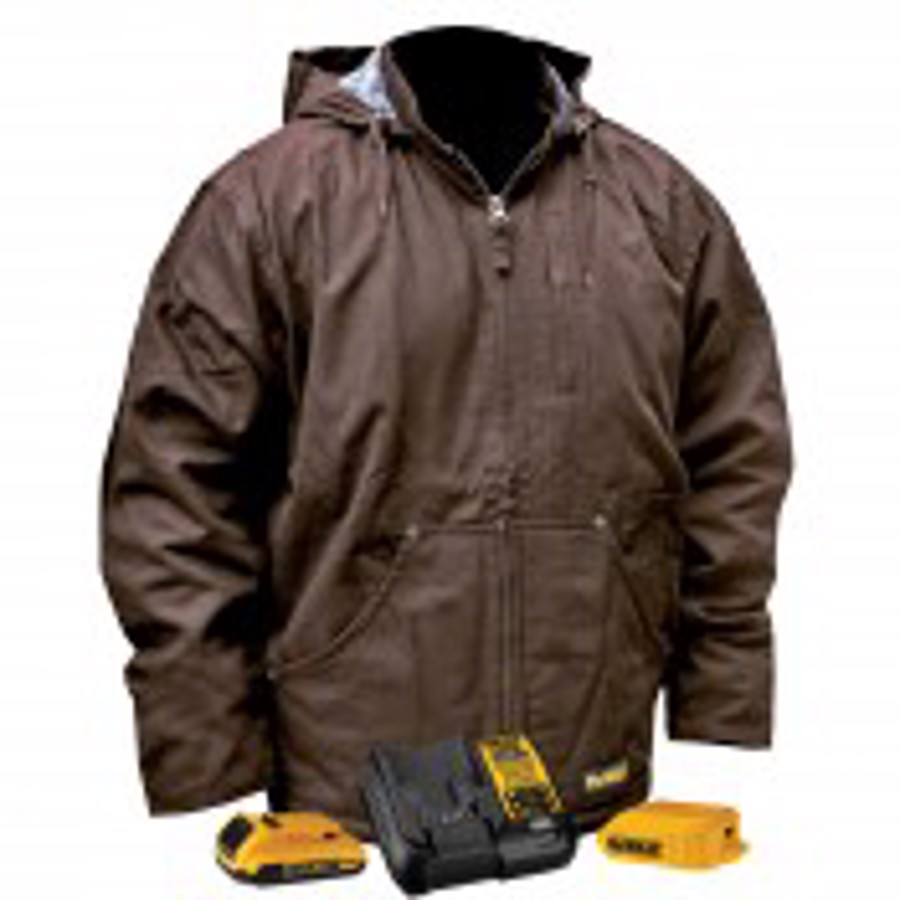 Dewalt Tobacco Heavy Duty Heated Work Jacket, DCHJ076ATD1