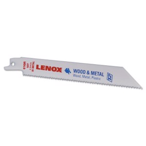 General Purpose Bi-Metal Reciprocating Saw Blade, 6 in L x 3/4 in W, 10 TPI