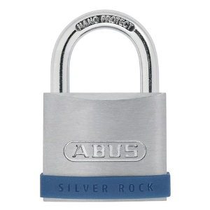5/50HB25 Silver Rock padlock, Keyed Differently, Silver