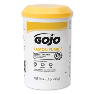 Lemon Pumice Hand Cleaners, Lemon, Cartridge, 4 1/2 lb