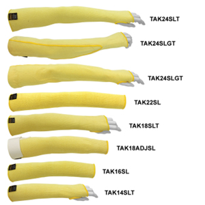 Samurai Glove Heavyweight TuffKut Cut Resistant Sleeve, Yellow