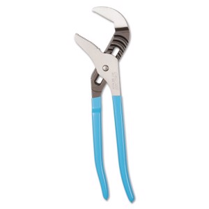 Straight Jaw Tongue and Groove Pliers, 16-1/2 in, Straight, 8 Adjustable