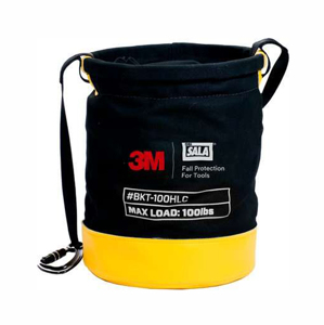 Safe Bucket w/Hook & Loop Closure, 1500134, Black/Yellow, 100lb