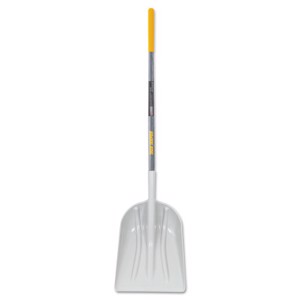 Grain Hog Scoop, 17 3/4 in X 14 1/4 in  Blade, 48 in White Ash Straight Handle