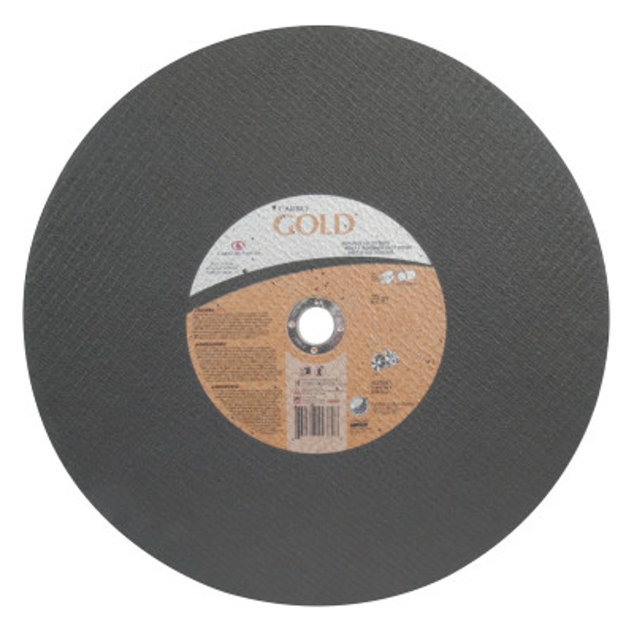 Carbo Reinforced Cut-Off Wheel, 66252837845, Type 1, 14" Diameter, 1/8" Thickness, 1" Arbor
