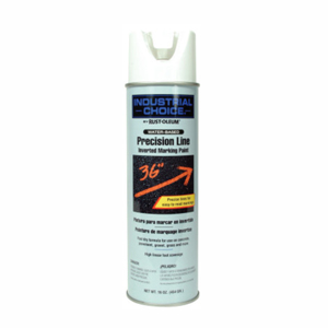 M1600/M1800 Precision-Line Inverted Marking Paint,17oz, White, Water-Based