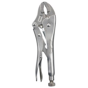Locking Pliers, Curved Jaw Opens to 1-7/8 in, 10 in Long