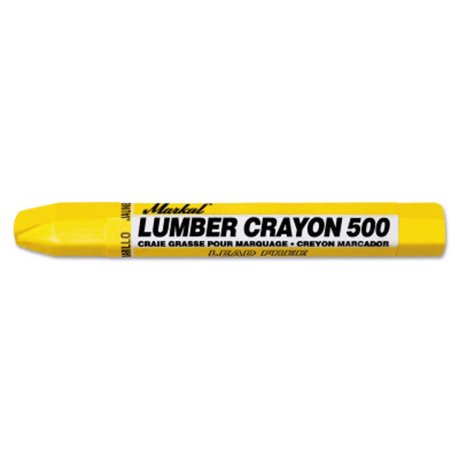 #500 Lumber Crayons, Yellow