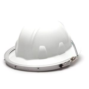 Aluminum Full Brim Style Hard Hat Adapter, HHAAW, Silver