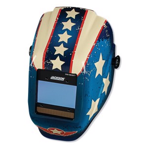 WH40 Insight Halo X Variable Welding Helmet, GN; 9-13, Stars & Scars (RD WH BL)