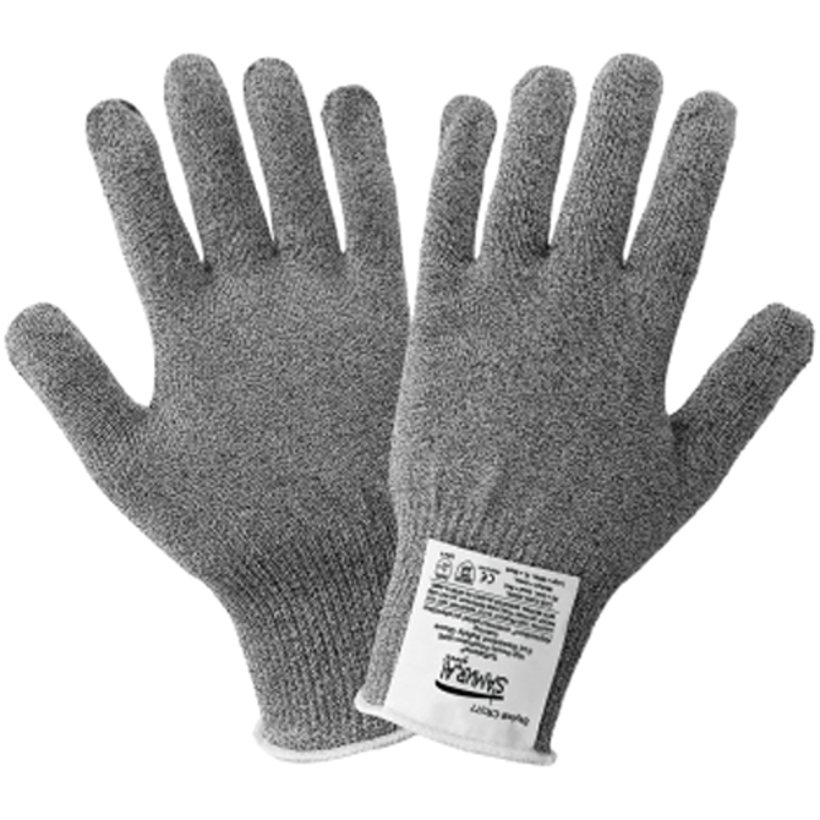 Samurai Glove UHMWPE Cut Resistant Gloves, CR377, Cut A4, Salt & Pepper