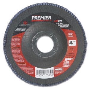 Premier Fat Boy Flap Disc, 05539563930, Type 27, 4-1/2" Diameter, 7/8" Arbor, 60 Grit