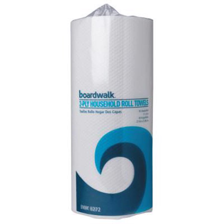 BOARDWALK PAPER  2-ply Household Perforated Paper Towels, 9 x 11", 85 Sheets/Roll