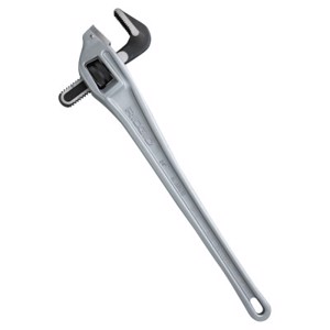 Heavy-Duty Pipe Wrenches, Alloy Steel Jaw, 24 in