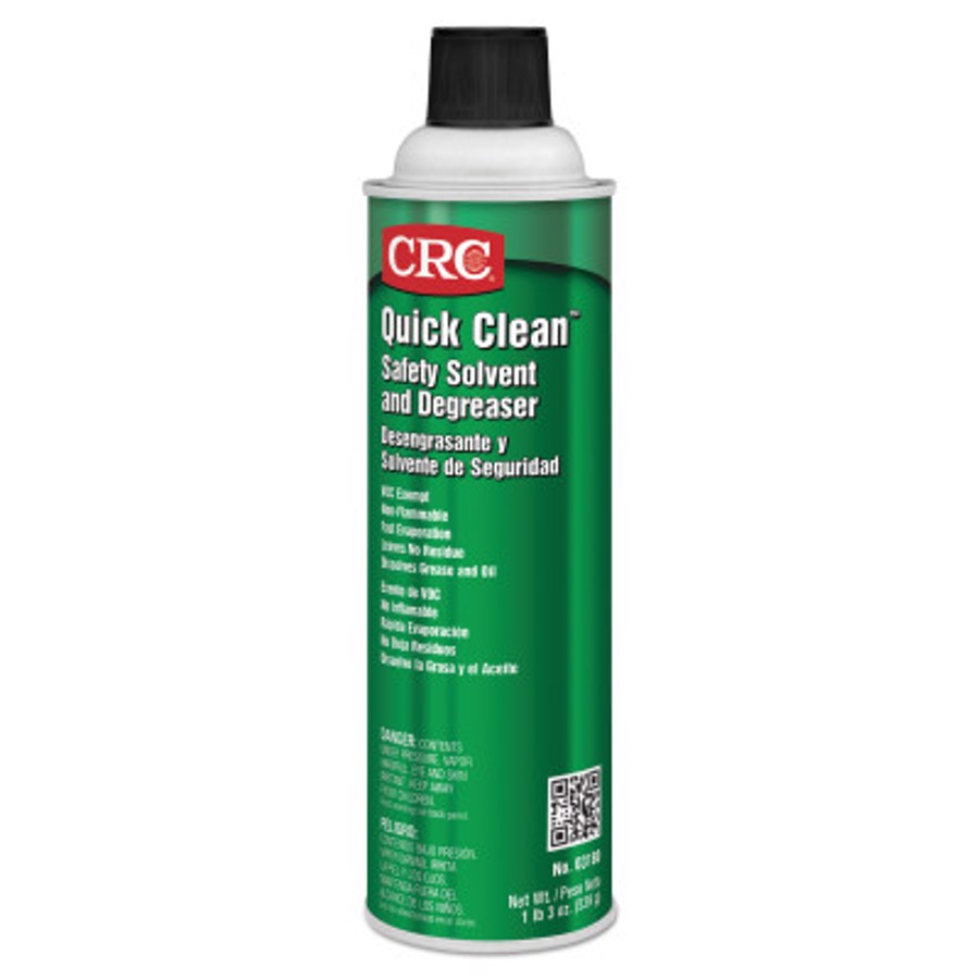 Quick Clean Safety Solvents and Degreasers, 20 oz Aerosol Can