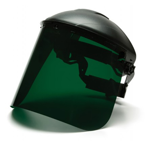 Polythylene Shield - ANSI Z87 - Dark Green