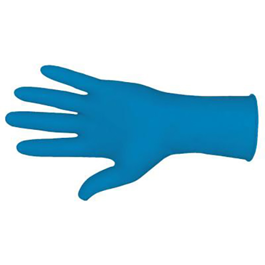 Powder Free Disposable Latex Gloves, 5048, Blue, XLarge