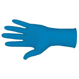 Powder-Free Disposable Latex Gloves, 5048, Blue, X-Large