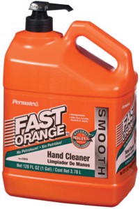Fast Orange Smooth Lotion Hand Cleaners, Citrus, Bottle w/Pump, 1 gal