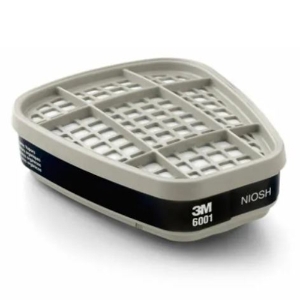Formaldehyde/Organic Vapor Cartridge, 6005, P100, Black/Olive
