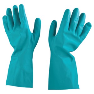 Nitri-Chem Disposable Unlined Nitrile Gloves, 5310, Green, X-Large
