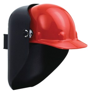 Protective Cap Welding Helmet Shells, #10, Black, 2 in x 4 1/4 in