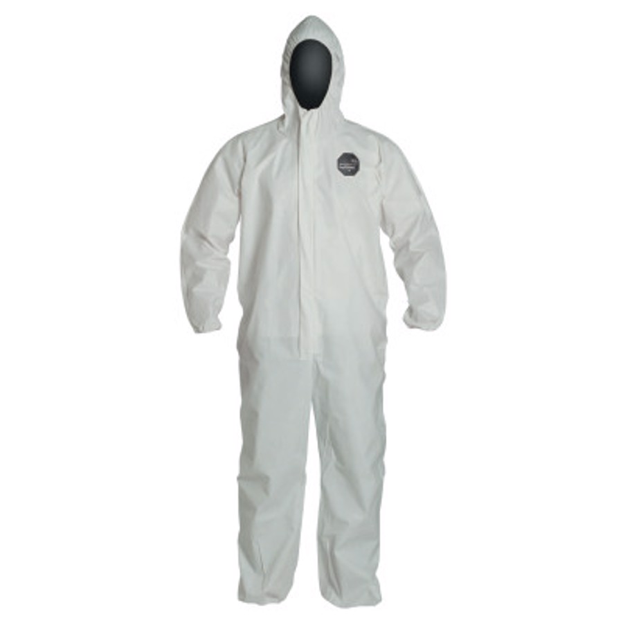 ProShield NexGen Coveralls w/Hood & Elastic Ankles/Wrists, NG127S-NP, White