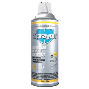 Food Grade Silicone Lubricants with Extension, 10 oz Aerosol Can
