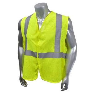 RadWear Class 2 FR Modacrylic Mesh Safety Vest, SV97E-2VGM, Hi-Vis Green