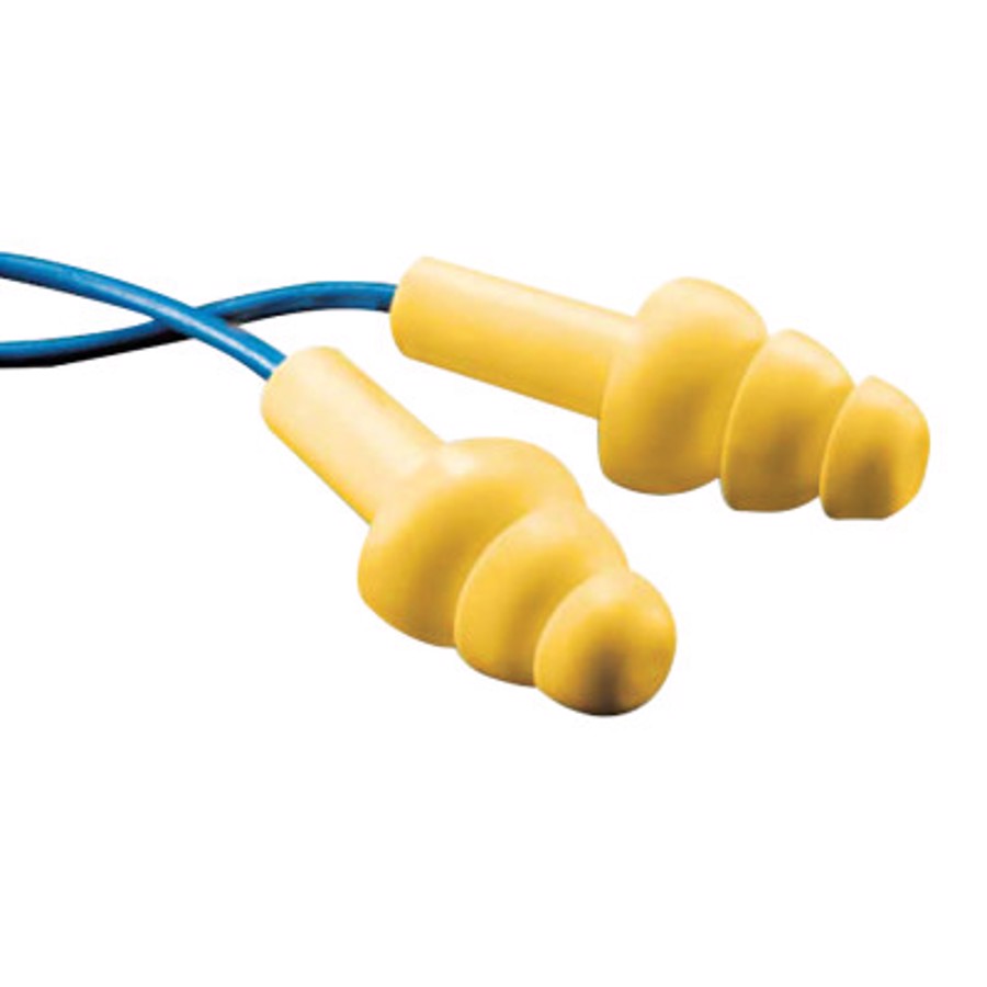 E-A-R UltraFit Reusable Earplugs, 340-4001, Yellow, Uncorded, 25 dB