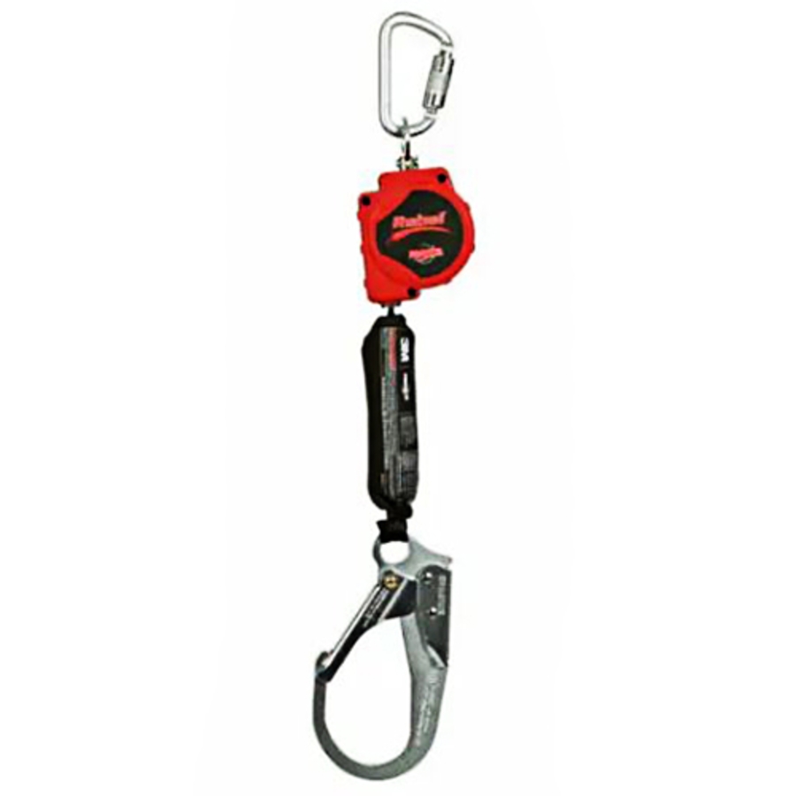 Rebel Self-Retracting Lifeline, 3100427, Self-Locking Steel Rebar Hook, Single Leg, 11' Polyester Webbing Lifeline