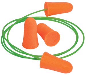 Mellows Disposable Earplugs, 6820, Orange, Uncorded, 30 dB