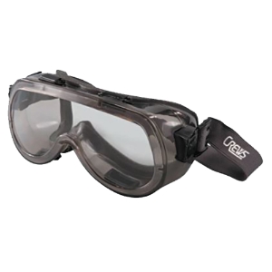 Verdict Safety Goggles, 2410F, Clear Lens, Smoke Frame, Anti-Fog Coating