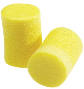 E-A-R Classic Disposable Earplugs, 390-1000, Yellow, Uncorded, 29 dB