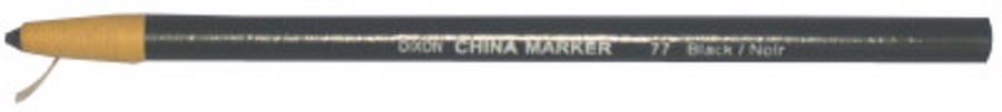 China Markers, 7 in, Black