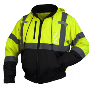 Class 3 Bomber Jacket, RJ3110, Hi-Vis Lime